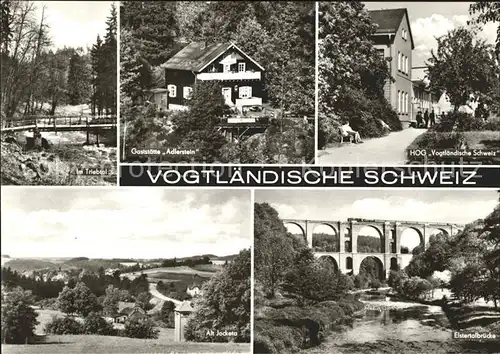 Vogtlaendisches Oberland Restaurant Adlerstein Elstertalbruecke Kat. Vogtlaendisches Oberland