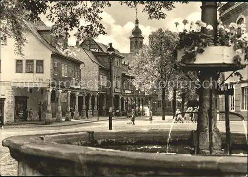 Arnstadt Ilm Markt Brunnen Kat. Arnstadt