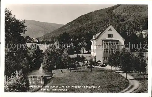 Enzkloesterle Kurhaus Wiesengrund Luftkurort Schwarzwald Kat. Enzkloesterle