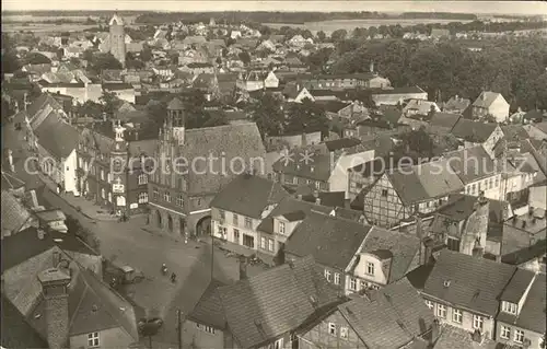 Grimmen Blick ueber die Stadt Kat. Grimmen