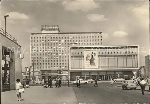 Berlin Hotel Berolina Kino International Kat. Berlin