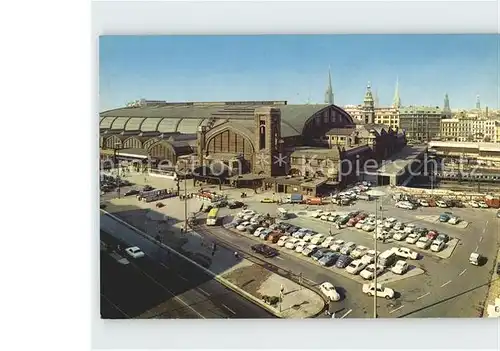 Hamburg Hauptbahnhof Fliegeraufnahme Kat. Hamburg