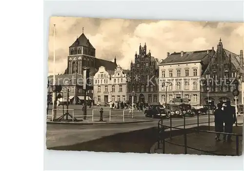 Greifswald Mecklenburg Vorpommern Platz der Freundschaft Kat. Greifswald