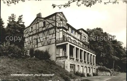 Kiedrich Kindererholunsheim Haus Quellenhof Kat. Kiedrich