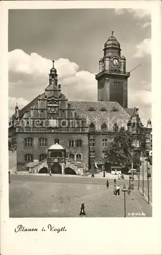 Plauen Vogtland Rathaus Kat. Plauen