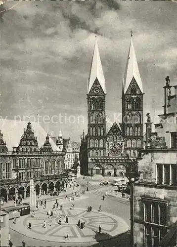 Bremen Rathaus Dom Marktplatz Kat. Bremen