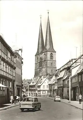 Quedlinburg Poelkenstrasse Nikolaikirche Kat. Quedlinburg