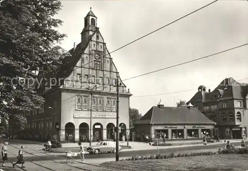 Schkeuditz Rathaus Ernst Thaelmann Platz Kat. Schkeuditz