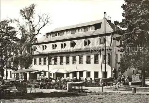 Oberfrohna Hotel Voelkerfreundschaft Gartenrestaurant Kat. Limbach Oberfrohna