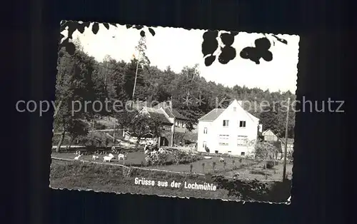 Thalbuergel Lochmuehle Handabzug Kat. Buergel Thueringen