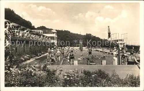 Wiesbaden Opelbad Schwimmbad Weltkurstadt Kat. Wiesbaden