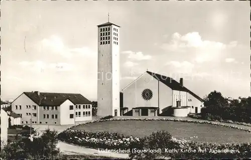 Luedenscheid Katholische Kirche mit Jugendheim Kat. Luedenscheid