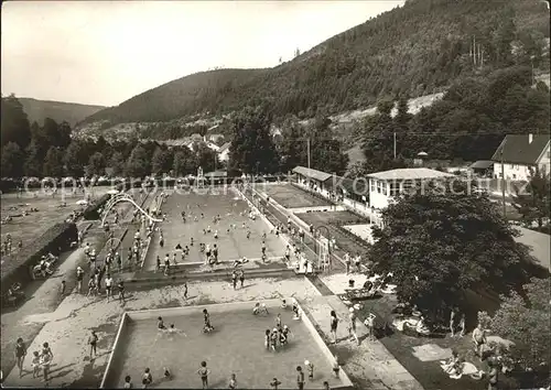 Calmbach Enz Freibad Luftkurort Schwarzwald Kat. Bad Wildbad