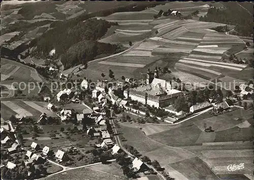 St Peter Schwarzwald Kloster Luftkurort Fliegeraufnahme Kat. St. Peter