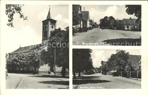 Honau Ortenaukreis Kirche Hauptstrasse Kat. Rheinau