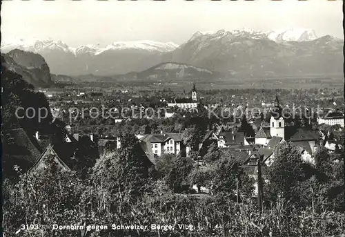 Dornbirn Vorarlberg Schweizer Berge  Kat. Dornbirn