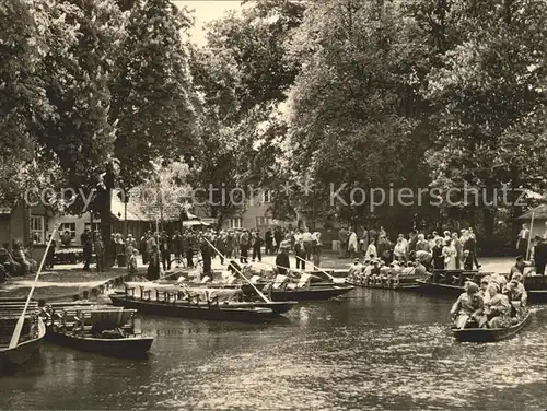 Luebbenau Spreewald Kahnabfahrtsstelle  Kat. Luebbenau