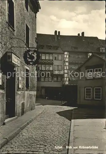 Erfurt Zur Kraemerbruecke Kat. Erfurt