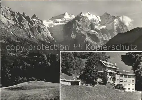 Hasliberg Hotel Pension Gletscheblick Goldern Kat. Meiringen