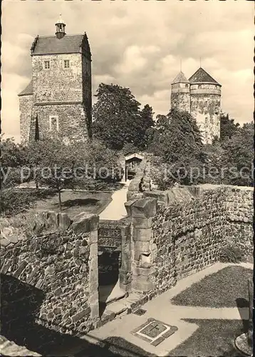 Stolpen Burg Kapelle mit Koselgrab Kat. Stolpen