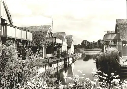 Teterow Mecklenburg Vorpommern Bootshaeuser Kat. Teterow