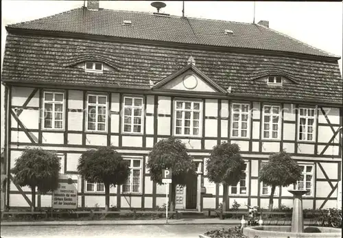 Malchow Rathaus Kat. Malchow Mecklenburg