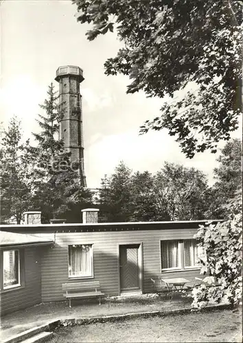 Altenberg Dippoldiswalde Bergbaude und Aussichtsturm auf dem Geisingberg Kat. Altenberg