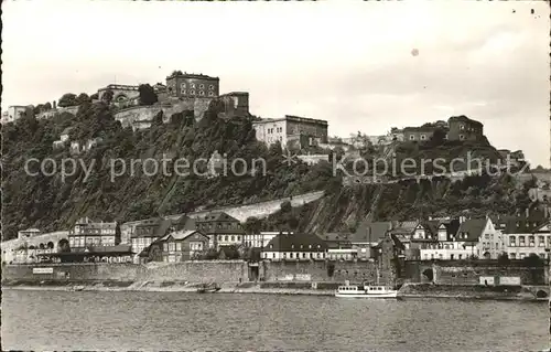 Koblenz Rhein Festung Ehrenbreitstein Kat. Koblenz