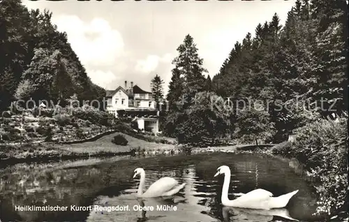 Rengsdorf Obere Muehle Schwanenteich Heilklimatischer Kurort Kat. Rengsdorf