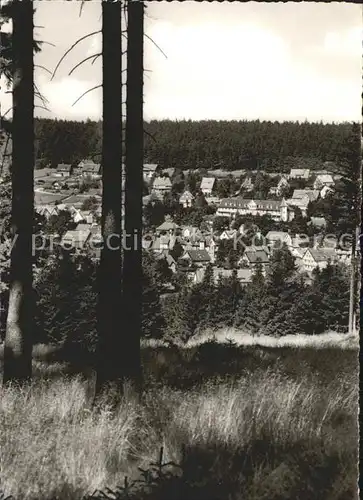 Hahnenklee Bockswiese Harz Waldrand Heilklimatischer Kurort und Wintersportplatz Kat. Goslar