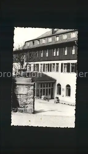 Baerenfels Erzgebirge FDGB Ferienheim Kat. Altenberg