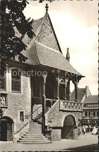 Goslar Rathaustreppe Kat. Goslar