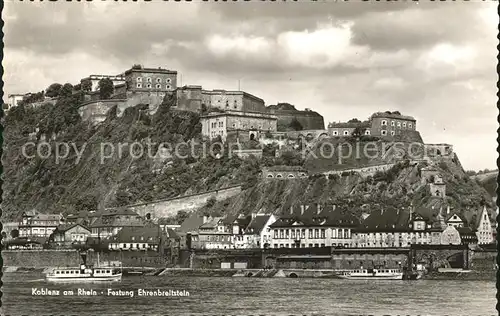 Koblenz Rhein Festung Ehrenbreitstein Kat. Koblenz