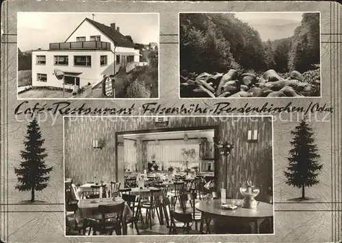 Beedenkirchen Cafe Restaurant Felsenhoehe Kat. Lautertal (Odenwald)