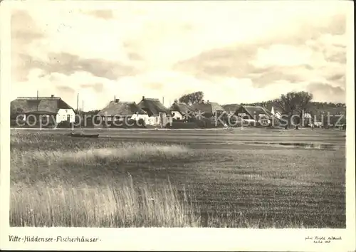 Vitte Fischerhaeuser Kat. Insel Hiddensee