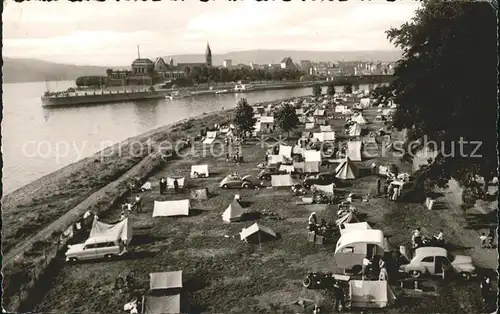 Koblenz Rhein Camping Deutsches Eck Kat. Koblenz