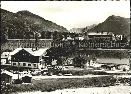 Vorderriss Gasthaus zur Post Elternhaus des Dichters Ludwig Thoma Kat. Lenggries