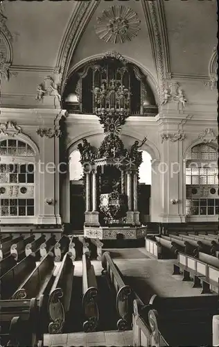 Weilburg Inneres Schlosskirche Luftkurort Kat. Weilburg Lahn