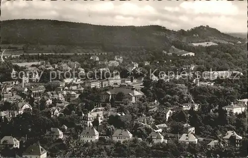 Bad Kissingen Ansicht mit Burgruine Bodenlaube Kat. Bad Kissingen