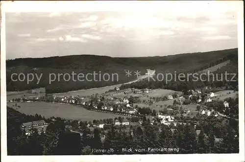 Herrenalb Bad Blick vom Panoramaweg Kat. Bad Herrenalb