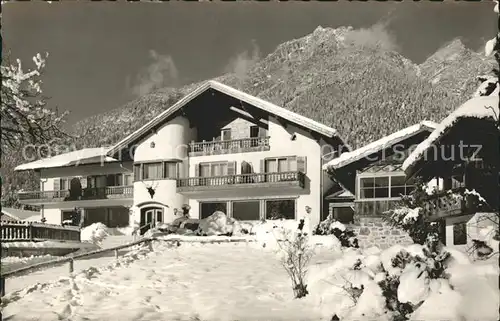 Garmisch Partenkirchen Berggasthof Almhuette Kramer Ammergauer Alpen Kat. Garmisch Partenkirchen