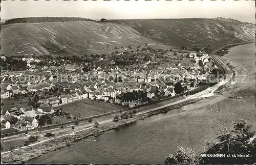 Winningen Mosel Panorama Kat. Winningen