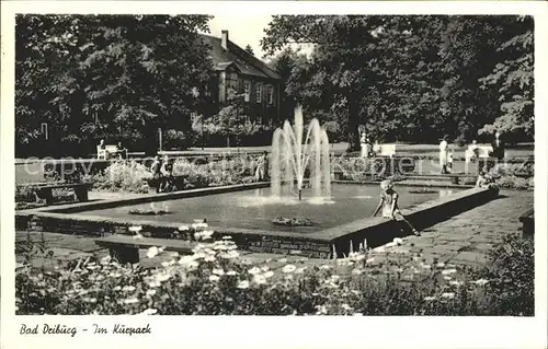 Bad Driburg Kurpark Springbrunnen Kat. Bad Driburg