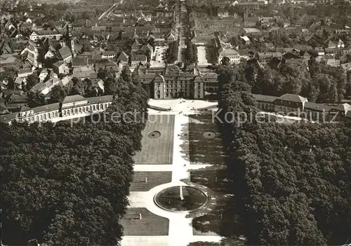 Schwetzingen Schloss Park Fliegeraufnahme Kat. Schwetzingen