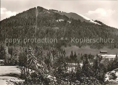 Balderschwang Skilift am Gelbhansekopf Wintersportplatz Kat. Balderschwang