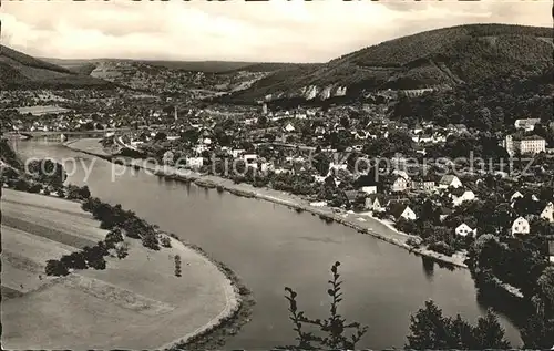 Neckargemuend mit Bergfeste Dilsberg Kat. Neckargemuend