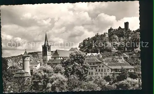 Wertheim Main Stadtblick mit Burg Kat. Wertheim