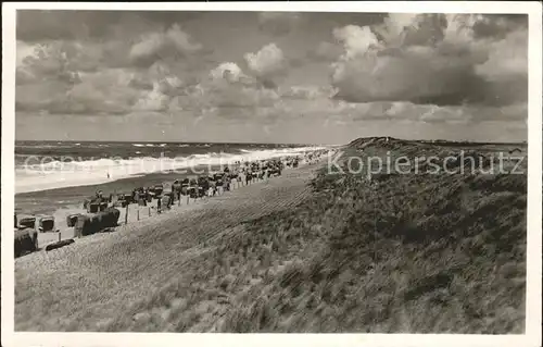 Westerland Sylt Nord Burgenstrand Kat. Westerland