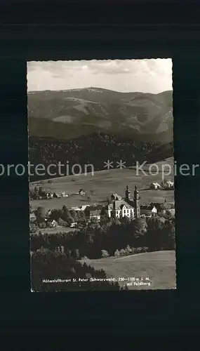 St Peter Schwarzwald Kirche Hoehenluftkurort Fliegeraufnahme Kat. St. Peter