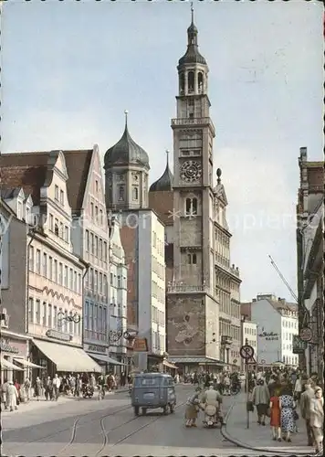 Augsburg Karolinenstrasse mit Perlach Kat. Augsburg